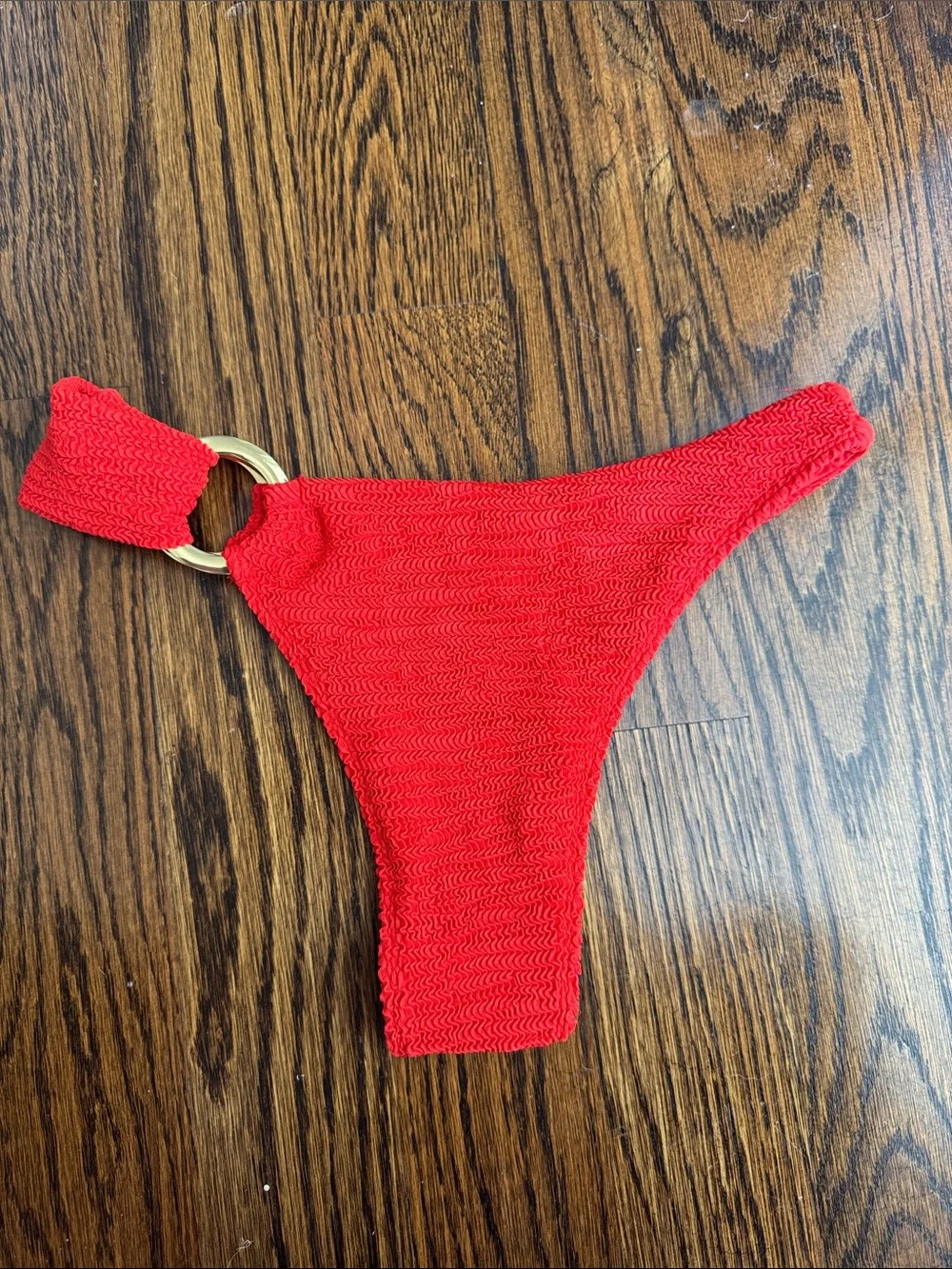 Brand new Monday swimwear chile pepper crinkle Bronte bottom